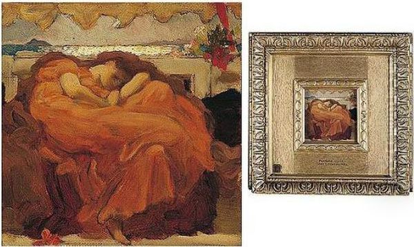 Study For 'flaming June' - view 1