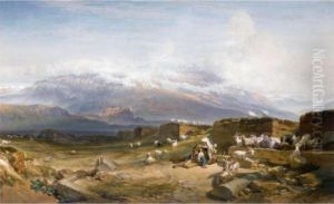 Goatherds In The Roman Campagna