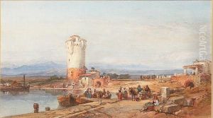 An Italian Lake Scene