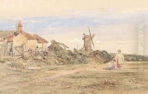 Fairlight-landscape With Windmill Fairlight-landscape With Windmill