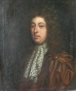 Bust Length Portrait Of A Gentleman In An Irish Lace Stock Bust Length Portrait Of A Gentleman In An Irish Lace Stock