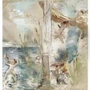Sketch For A Panel From The Von Dervis Mansion