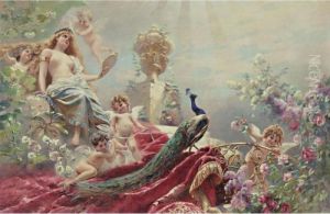 The Toilet Of Venus by Konstantin Egorovich Egorovich Makovsky