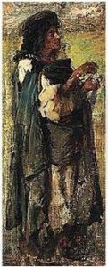 Study For The Fortune Teller In 'the Great Adventure'