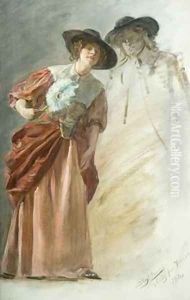 Flight of Five Members 1914 by John Seymour Lucas