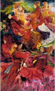 The Farandole by Philippe Andreevitch Maliavine