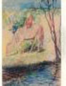 By The Stream by Philippe Andreevitch Maliavine