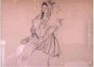 Femme Assise by Philippe Andreevitch Maliavine