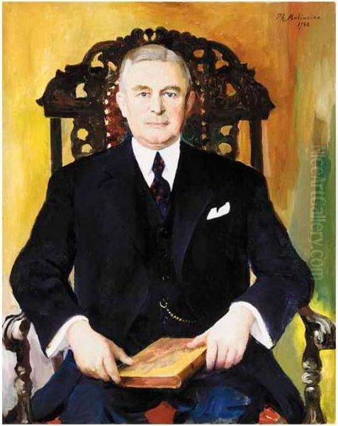 Portrait Of A Seated Gentleman With Book - view 1
