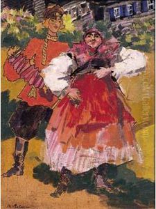 Danseurs Russe by Philippe Andreevitch Maliavine