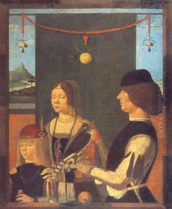 Family of Uberto de' Sacrati 1480s by Italian Unknown Masters