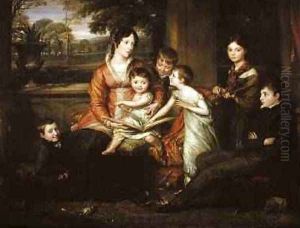 Lady Torrens and Her Family 1820 by John Linnell