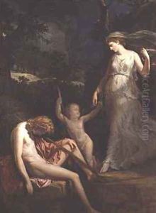 Diana and Endymion by Hugh Douglas Hamilton