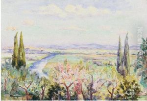 Vallee De La Seine, Vue De La Joncherie by Henri Charles Manguin