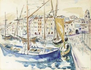 Le Port De Saint-tropez by Henri Charles Manguin