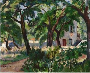 La Maison Dans La Foret, Saint-tropez by Henri Charles Manguin