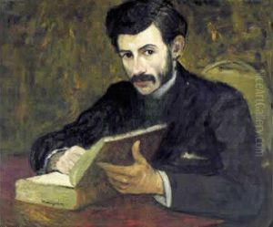 " Portrait D'homme Au Livre " " Portrait D'homme Au Livre "