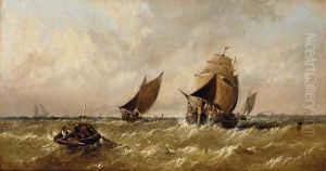 A Blustery Day Offshore by Arthur Joseph Meadows