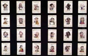 Happy Families, card game, based on designs by John Tenniel, c.1860