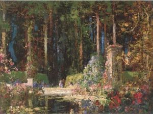 The Enchanted Garden by Thomas E. Mostyn