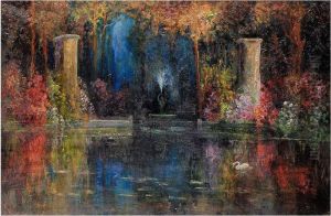 The Enchanted Garden by Thomas E. Mostyn