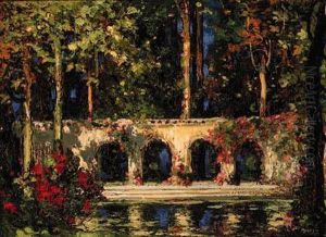 Arcade By The Lake by Thomas E. Mostyn