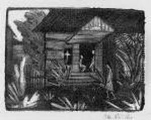 Russisches Haus by Otto Mueller
