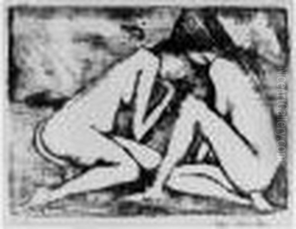 Zwei Sitzende Madchen Ii (karsch 147) - view 1