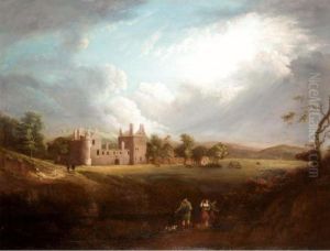 Edzell Castle, Scotland by Alexander Nasmyth