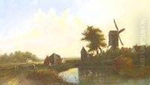 Windmill By The River Windmill By The River