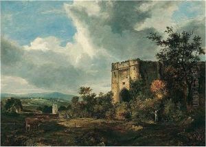 A View Of Carisbrook Castle, Isle Of Wight