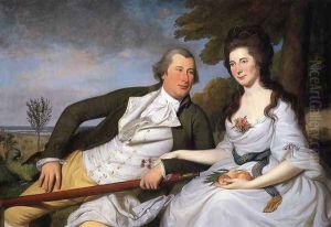 Benjamin and Eleanor Ridgely Laming 1788 by Charles Willson Peale