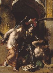 Britomart Redeems Fair Amoret by William Etty