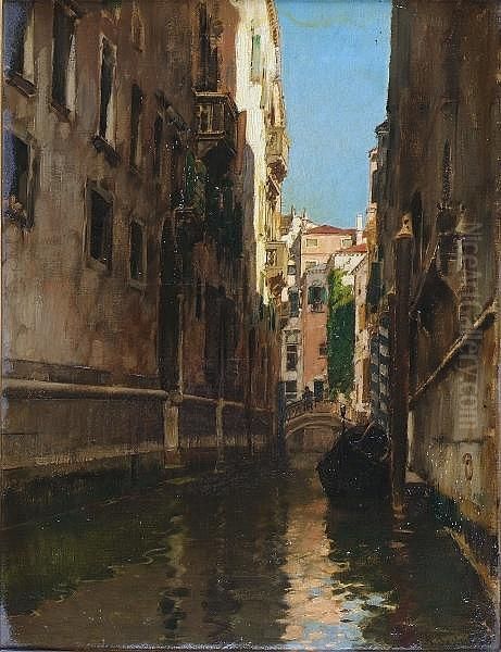 Venice, A Side Canal - view 1