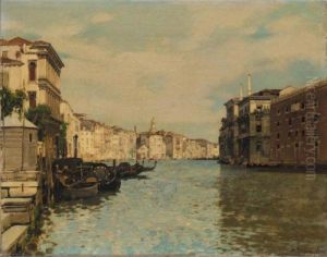 The Grand Canal, Venice by Alberto Pasini