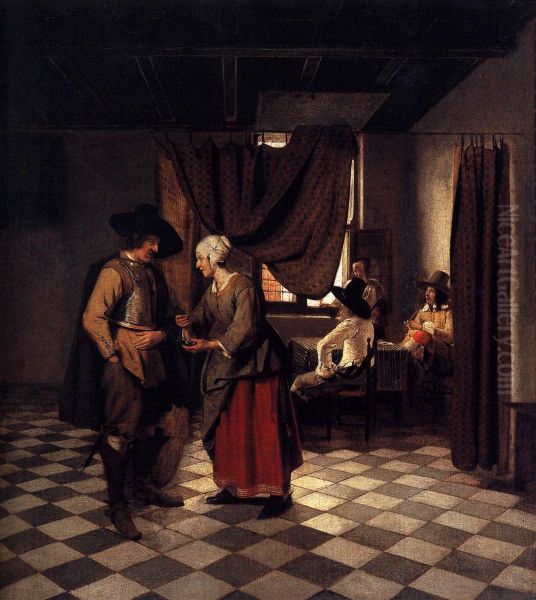 Paying The Hostess - view 1