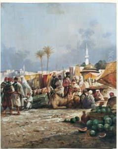 Le Jour Du Marche by Alberto Pasini