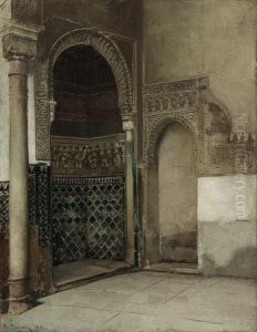 "garitta Alhambra" 1883 by Alberto Pasini