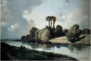 Pecheurs Sur Le Canal