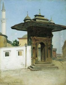 ?porta Secondaria Di Santa Sofia? 1868 by Alberto Pasini