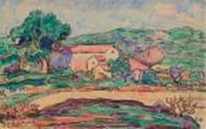 La Ferme Sur La Route De La Verrerie by Jean Misceslas Peske