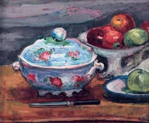 Nature Morte A La Soupiere by Jean Misceslas Peske