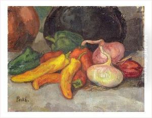 Poivrons Et Oignons by Jean Misceslas Peske