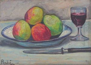 Nature Morte Aux Pommes by Jean Misceslas Peske