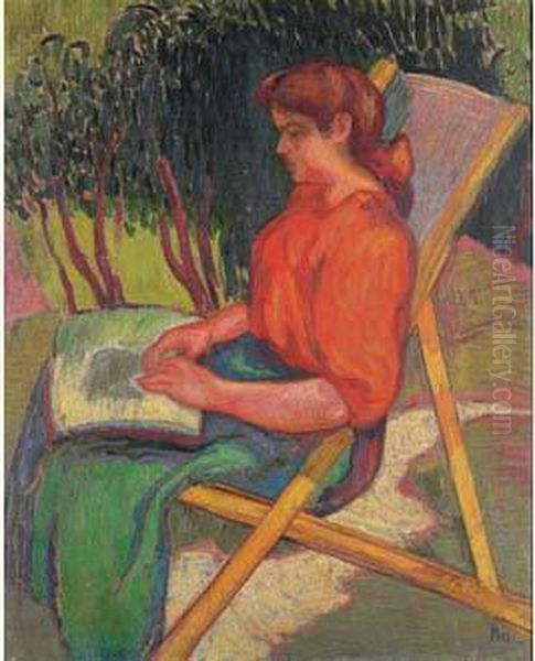 Jeune Fille Au Jardin - view 1