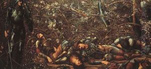 The Briar Rose: The Prince Enters the Briar Wood 1870-90 by Sir Edward Coley Burne-Jones
