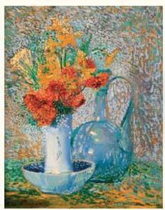 Nature Morte Au Vase De Fleurs by Hippolyte Petitjean
