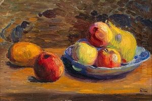 Nature Morte Aux Fruits by Hippolyte Petitjean
