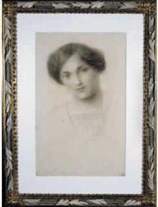 Portrait De Madame Petitjean by Hippolyte Petitjean