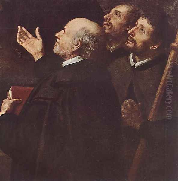 The Infant Jesus Distributing Bread to Pilgrims (detail-1) 1678 - view 1